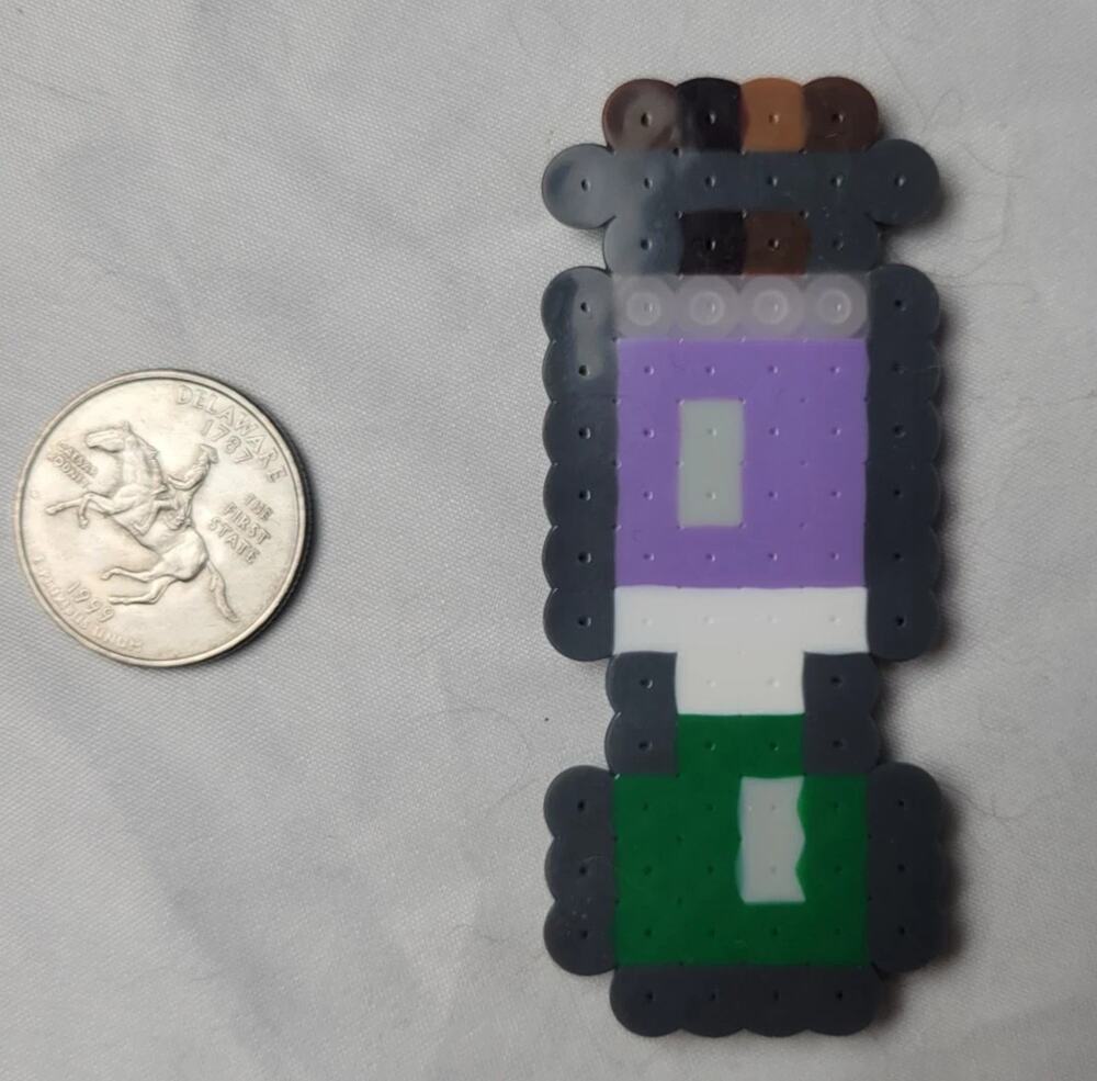 Genderqueer LGBT Potion Perler Pixel Art